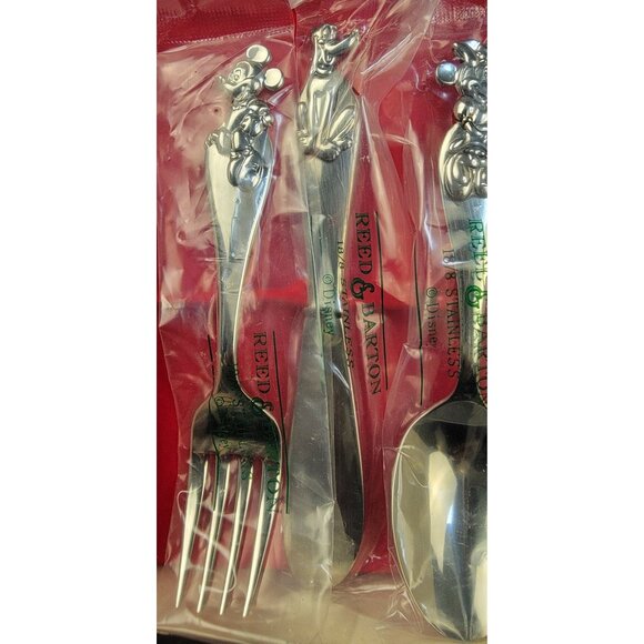 Vintage Disney Reed & Barton 3-Piece Silverware Set for Children - Picture 3 of 13